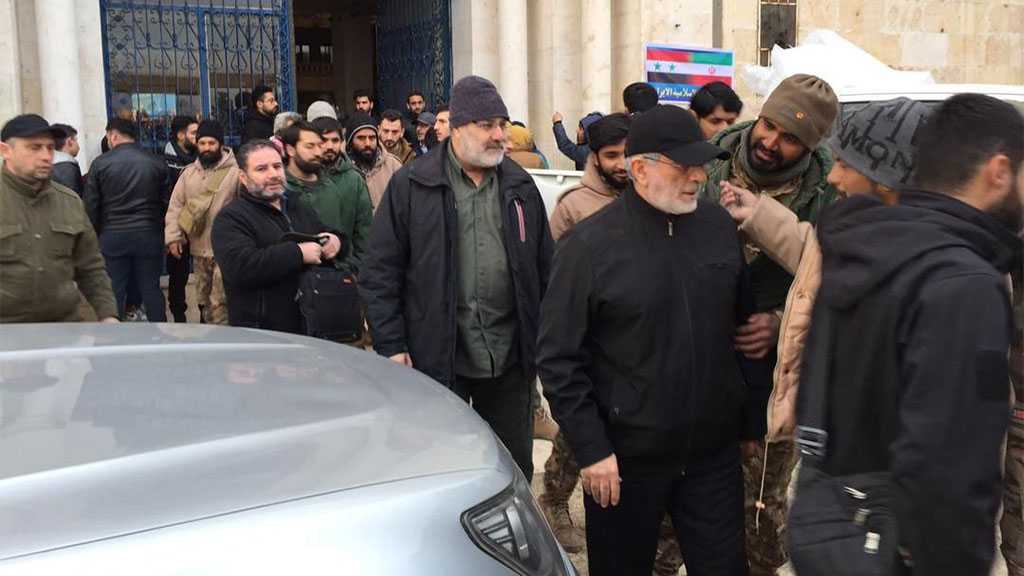 Ghaani in Syria To Assess Iran’s Assistance to Quake-hit Syrians