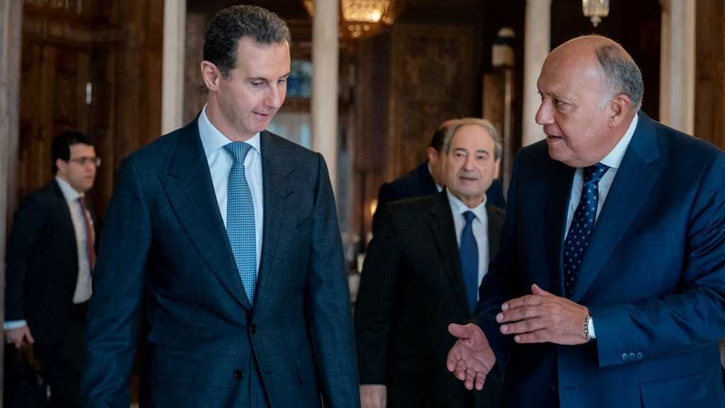 Syria’s Assad Receives Egyptian FM Sameh Shoukry