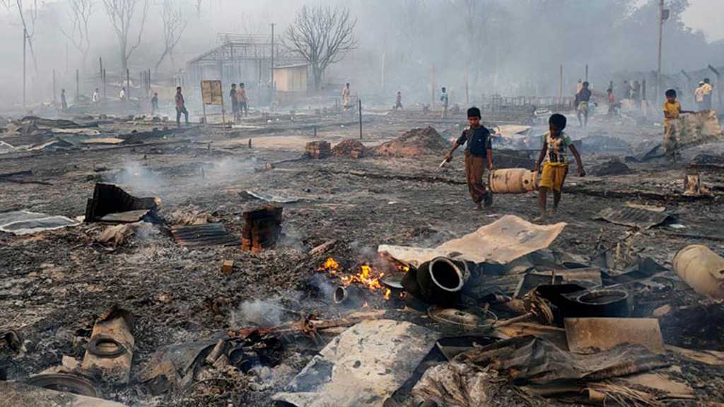 Massive Fire Erupts at Rohingya Camp in Bangladesh, Probe Begins