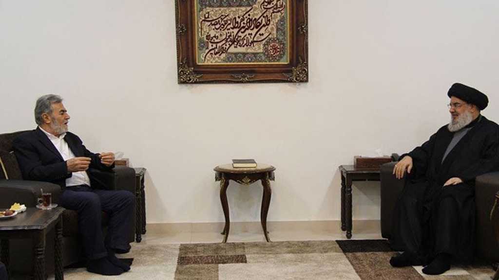 Sayyed Nasrallah Receives Islamic Jihad SG: Continue Cooperation to Strengthen the Resistance in Face of “Israel”