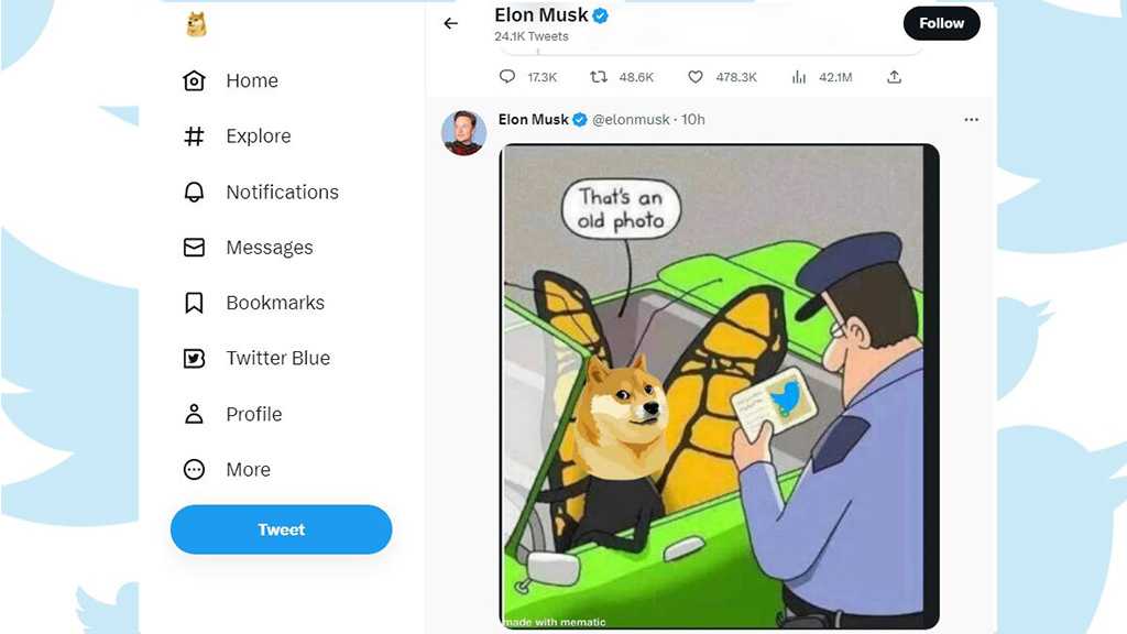 Dogecoin Jumps After Elon Musk Replaces Twitter Bird with Shiba Inu