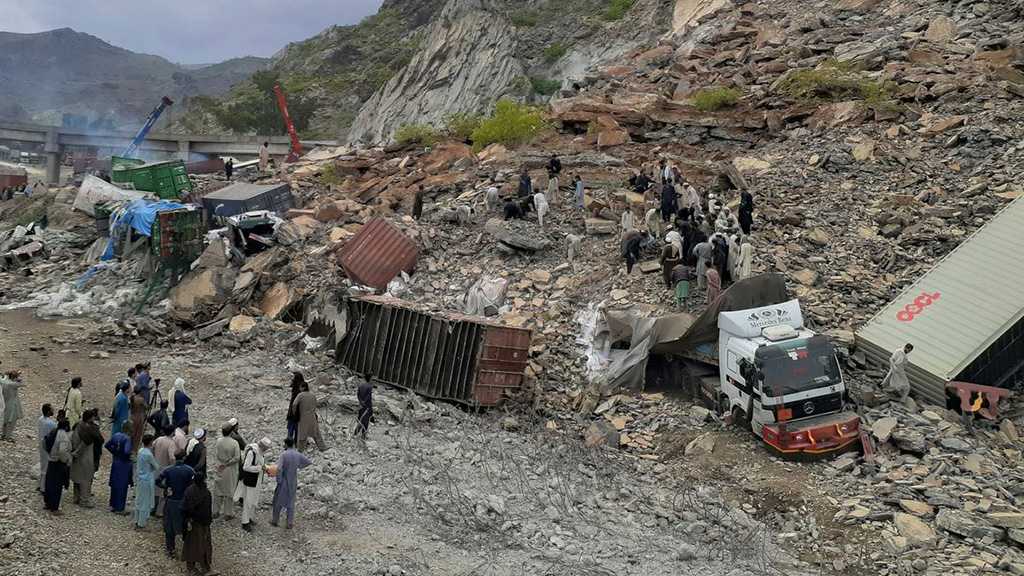 Pakistan Landslide Buries Lorries, Traps Dozens of People