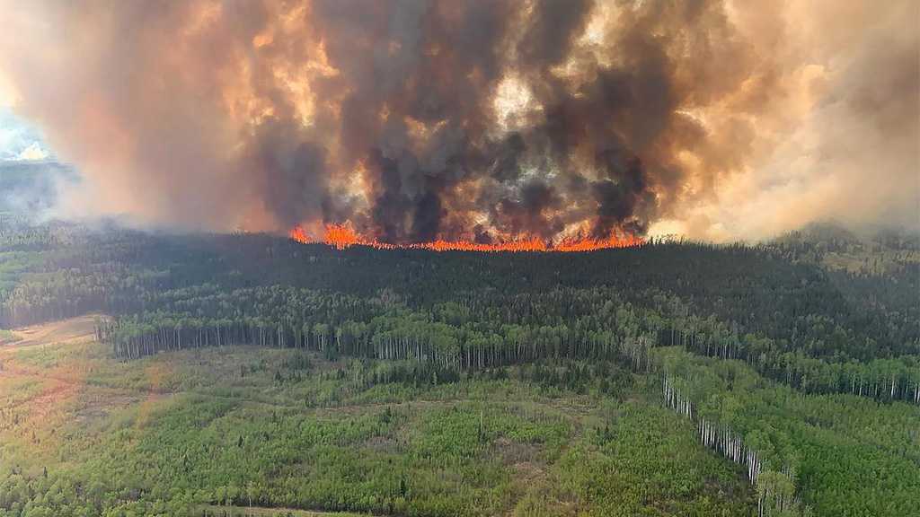 Alberta Wildfires Hit Canada’s Gas Flow To US, Driving Up Prices