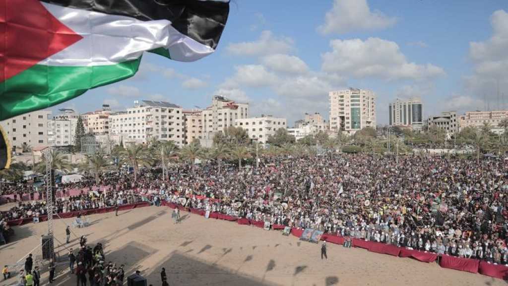 Gazans Rally in Memorial to Martyrs of “Israeli” Aggression