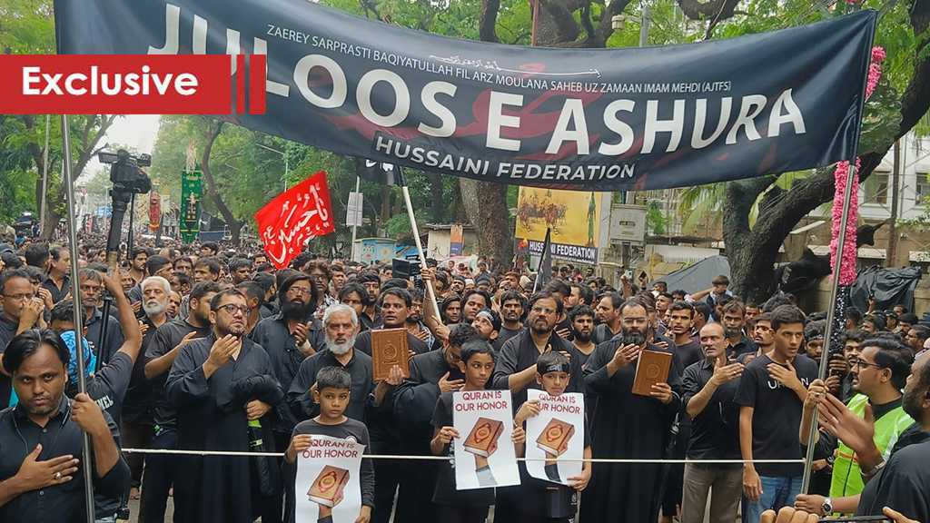 Mumbai Ashura Procession: Muslims Pay Respects to Imam Hussein [AS], Protest Quran Desecration