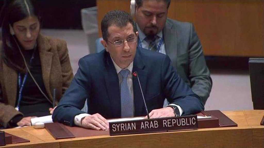 Syrian Envoy: US Forces Supplied Terrorists with Chemical Weapons to Implicate Syria