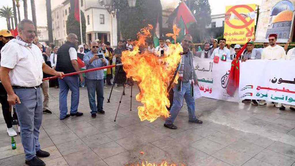 Moroccans Protest 1-Yr-Old Normalization with “Israel”