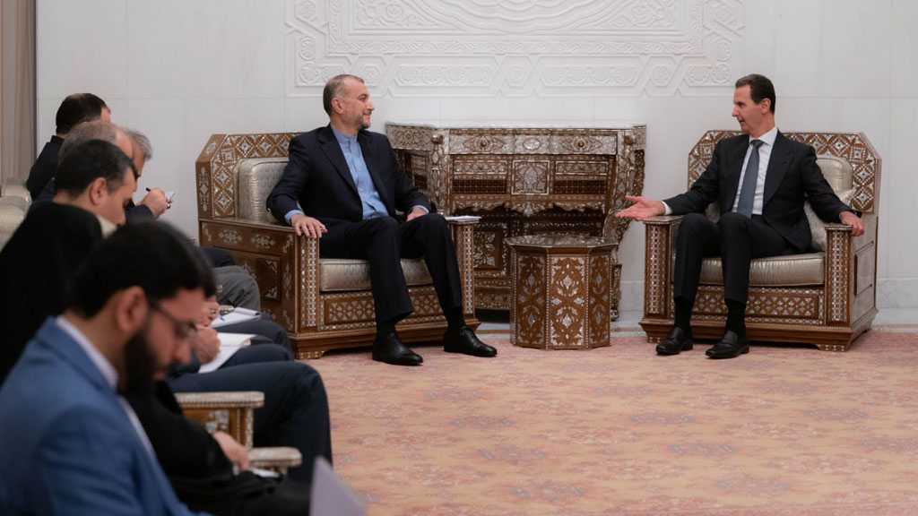 West Seeks to Distort Facts in Gaza, Justify ‘Israeli’ Crimes: Amir Abdollahian to Assad