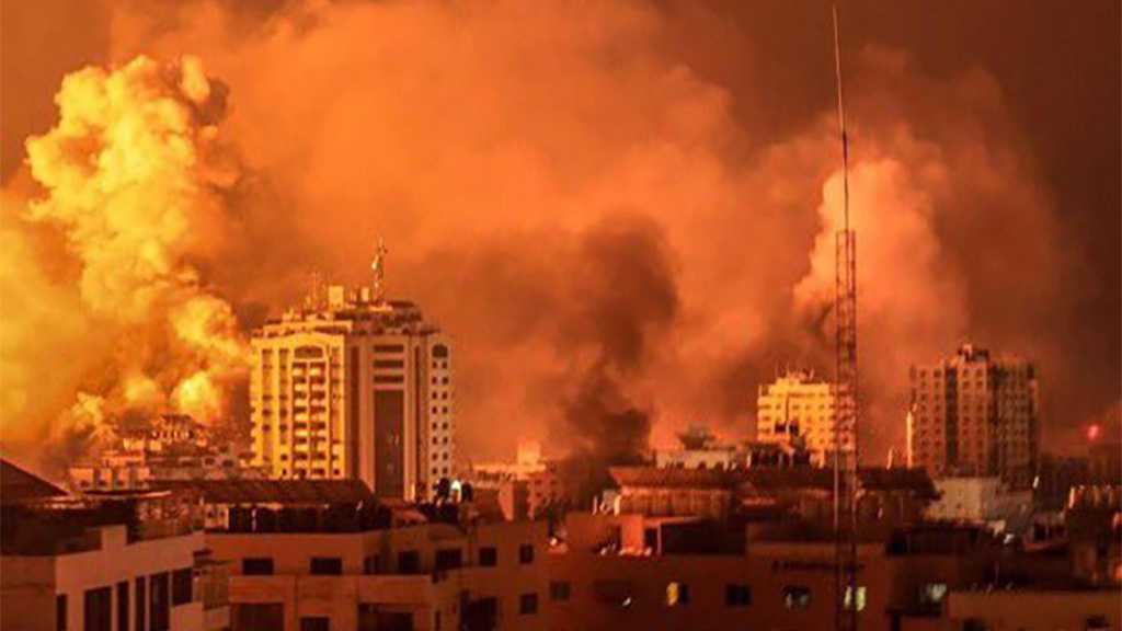 ‘Israeli’ Warplanes Strike Areas Near Three Hospitals in Gaza
