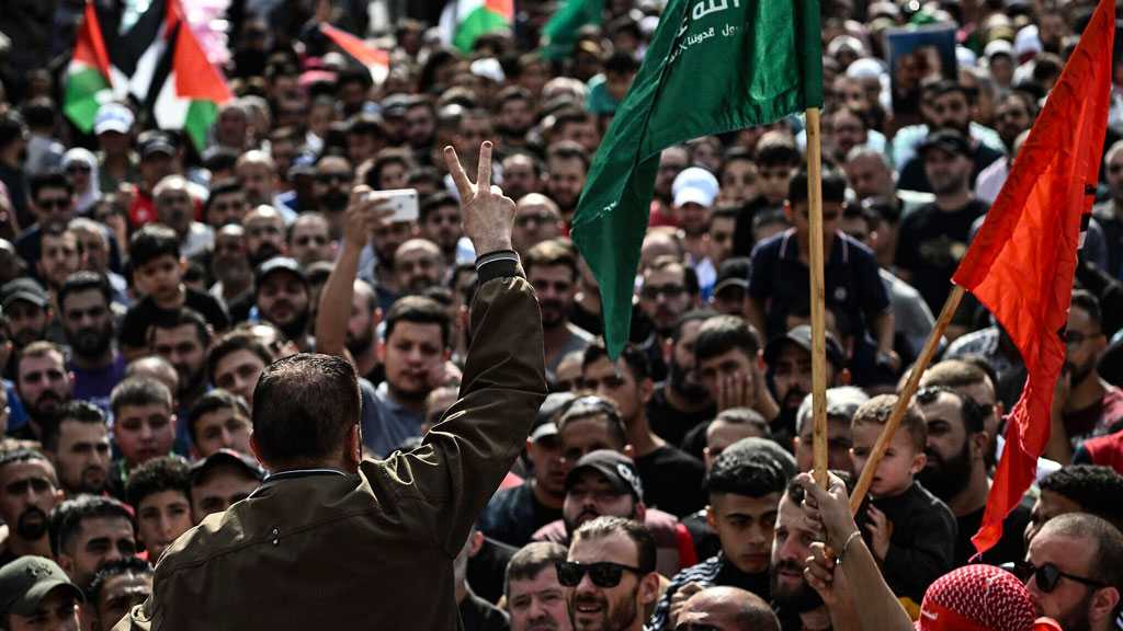 Palestinians Rally in West Bank in Support of Gaza