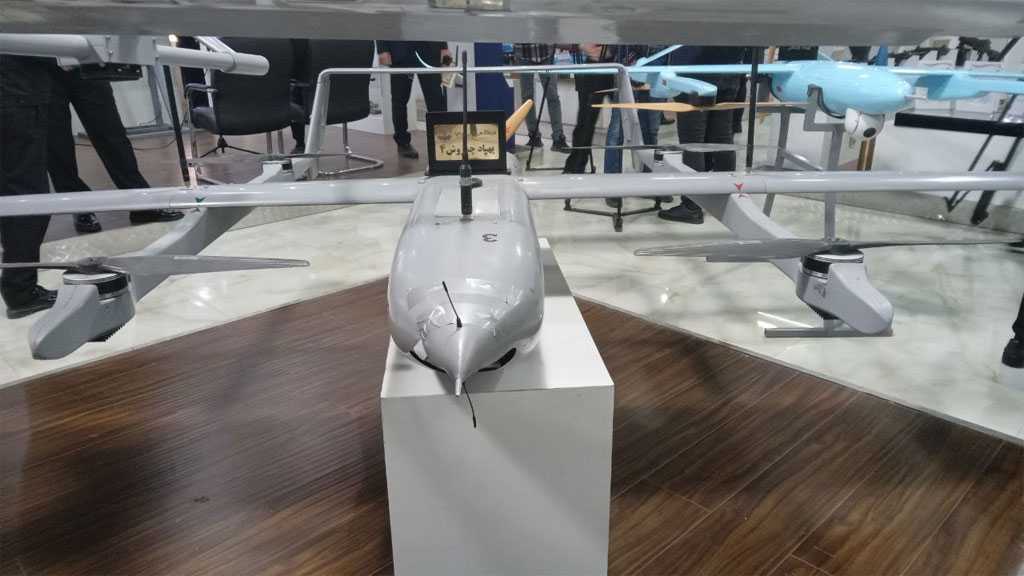Iranian Navy Unveils Homegrown Chamrosh-4 VTOL Drone, Remotely Operated Vehicle