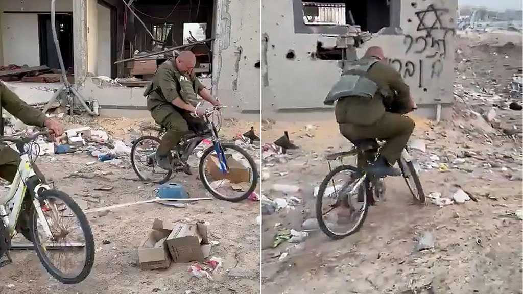 Spreading Hatred: “Israeli” Soldiers Go on Looting and Vandalism Spree across Gaza