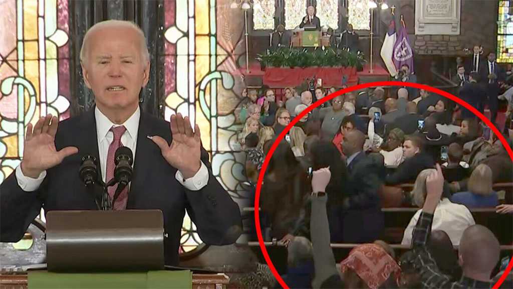 Gaza Protesters Disrupt Biden Campaign Event