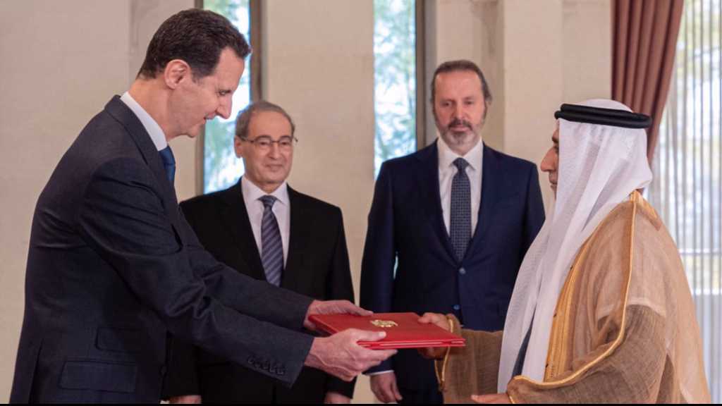 After 13 Years, Al-Assad Receives UAE’s 1st Envoy to Damascus 