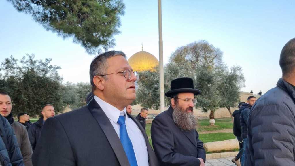 US Fears Ben Gvir could Spark Tensions at Al-Aqsa in Ramadan