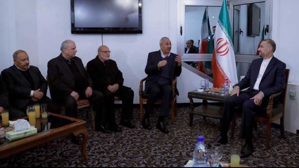 Palestinian Groups Meet Iran’s FM: “Israel’s” Gaza Goals Unattainable