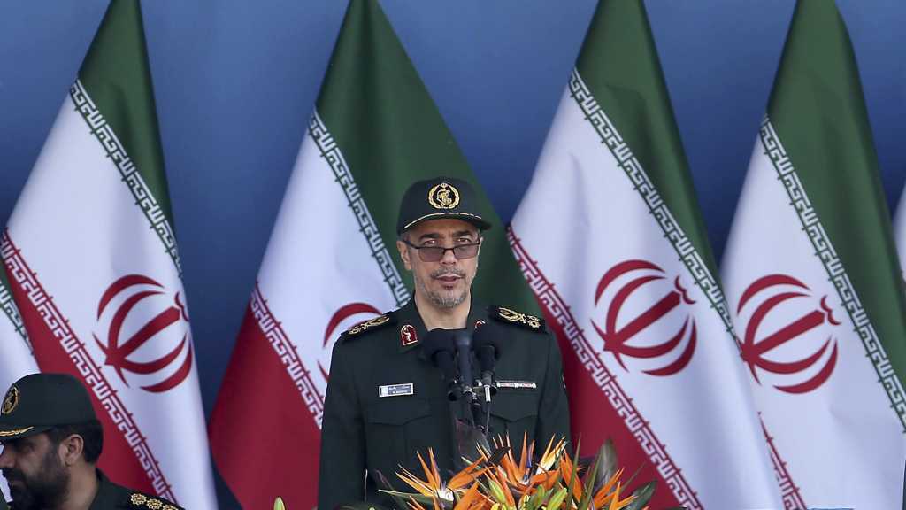 Iran’s Bagheri: ‘Israel’ To Regret, Iran to Define Time & Manner of Response