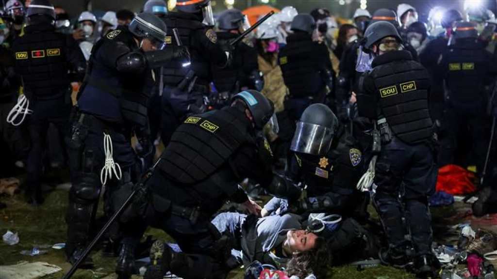 US Violently Clears Pro-Palestine Student at University of California: At Least 2,200 Arrested 