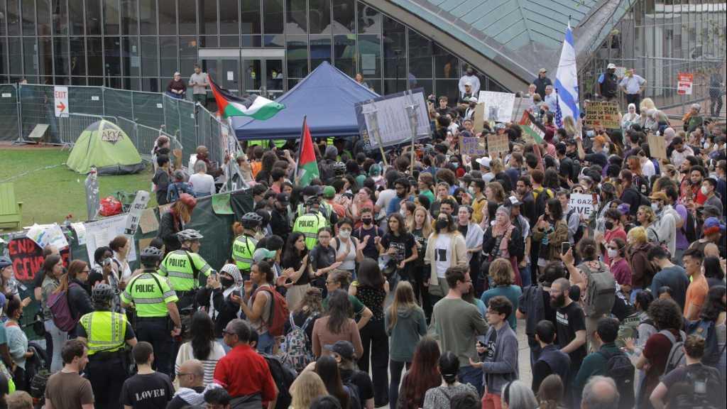 US Pro-Palestinian Protesters Resist Order to Clear Encampment
