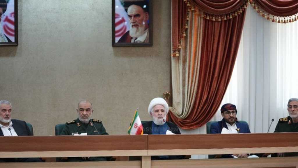 Resistance Front Officials Convene in Tehran