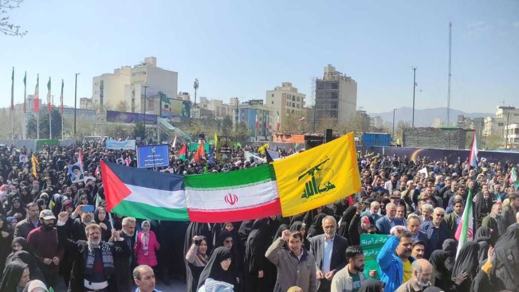 Millions March on Al-Quds Day to Support Palestinians Amid ’Israeli’ Genocide