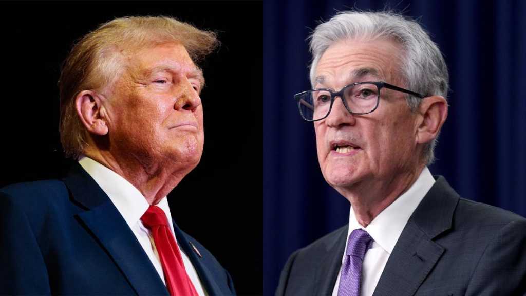 US Stocks, Dollar Plunge as Trump Attacks Fed Chair Powell