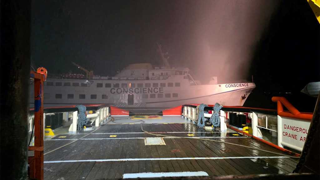 Resistance Movements Condemn “Israeli” Drone Strike on Gaza-Bound Aid Ship