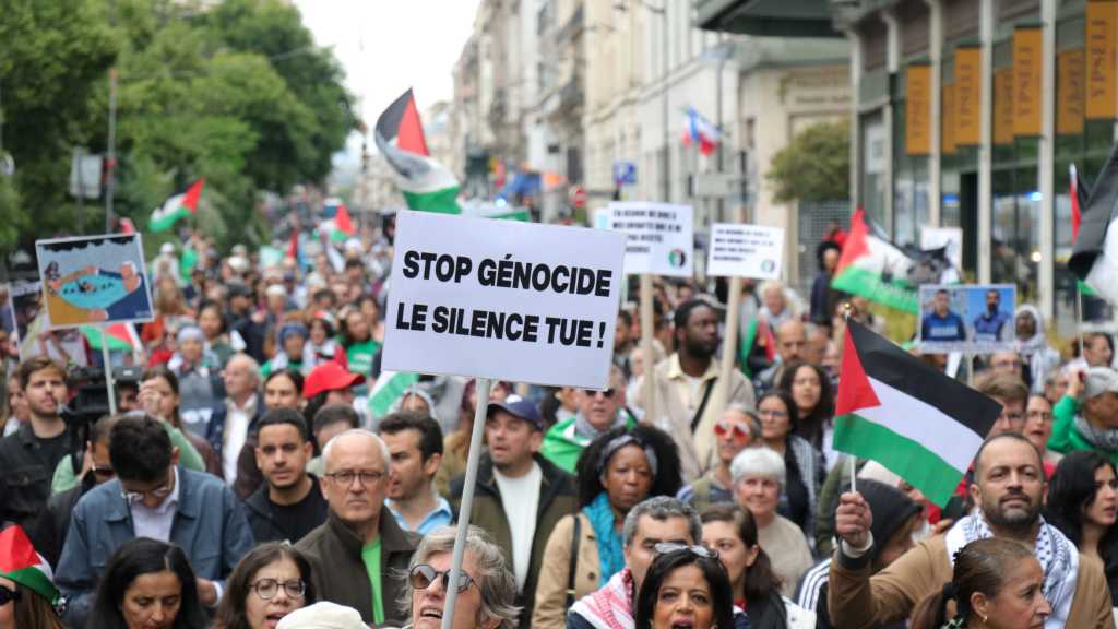 Protesters Across Europe Urge Intl. Intervention to Stop Gaza Genocide