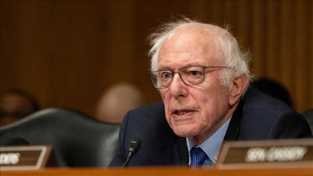 Sanders Calls for End to US Support for ’Israel’