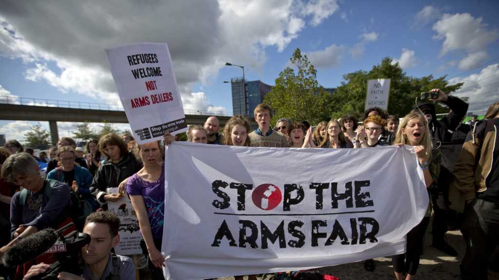 “Israel” Blacklisted from UK Arms Showcase
