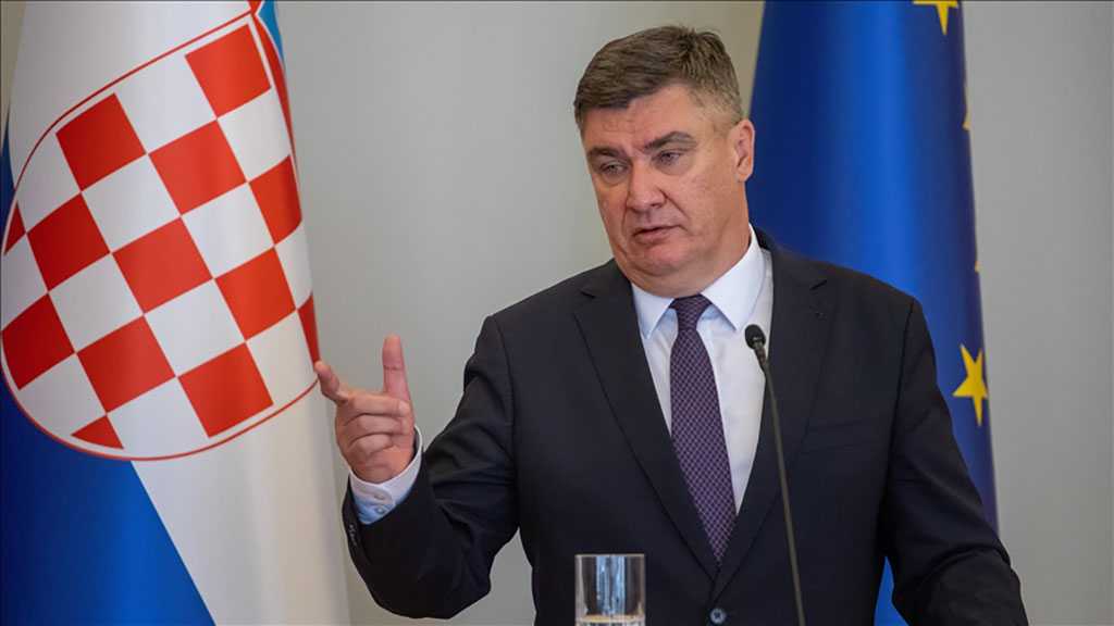 Croatian President Rejects Meeting with “Israeli” FM over Gaza Genocide