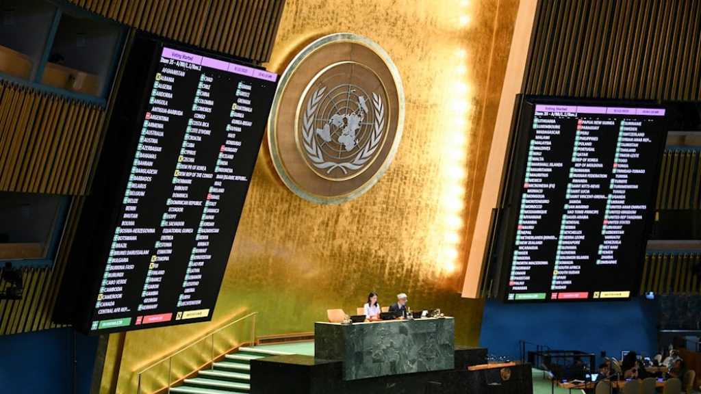 US Rejects NY Declaration Backing ’Two-State Solution’