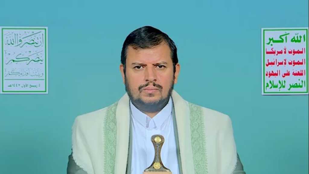 Sayyed Al-Houthi: ‘Israel’ Using Western Bombs, Arab Oil for Gaza Genocide