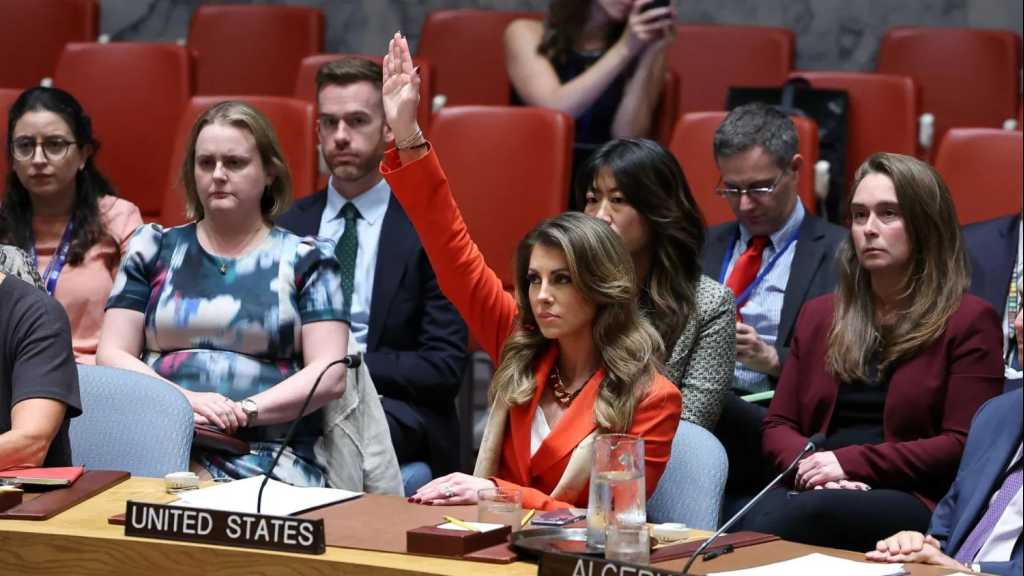 US Veto Blocks UN Call for Gaza Ceasefire