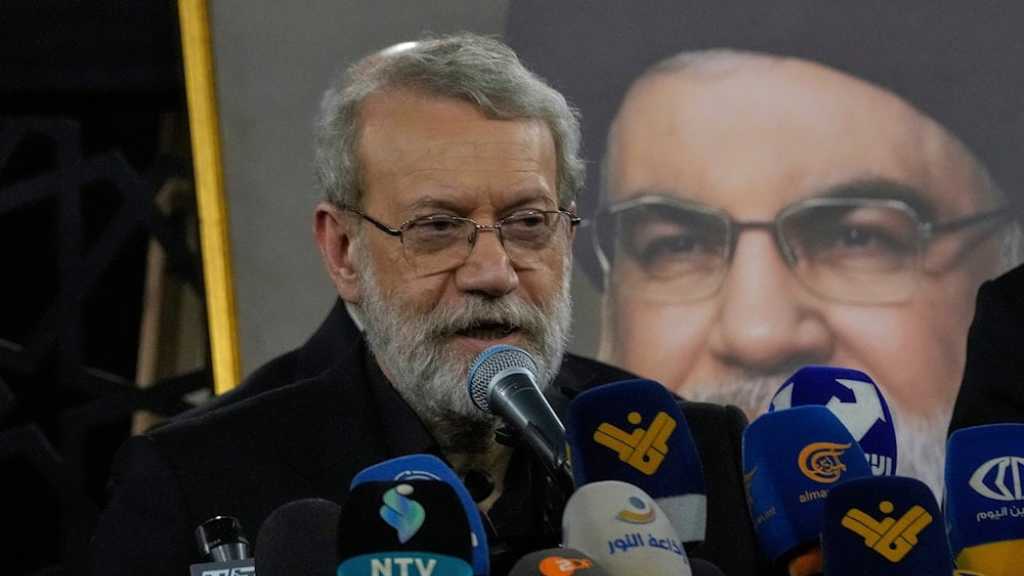 Larijani from Beirut: Lebanon A Pillar of Anti-’Israel’ Resistance