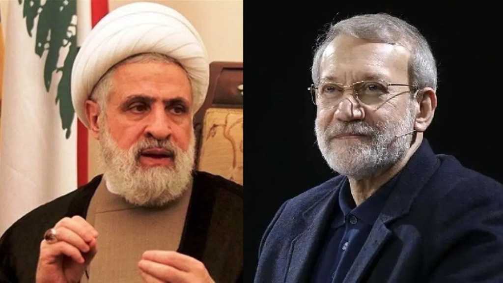 Sheikh Qassem Receives Larijani: Iran to Continue Supporting Resistance Based on Imam Kamenei’s Orders