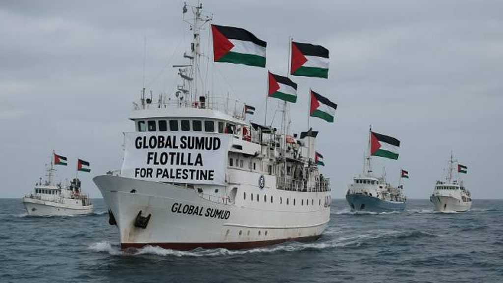 Sumud Flotilla Vows to Keep Sailing “Until Gaza Is Free” After “Israeli” Interception of Over 40 Vessels
