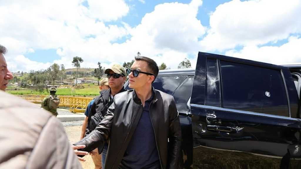 Ecuador’s Noboa Motorcade Attacked; 5 Arrested