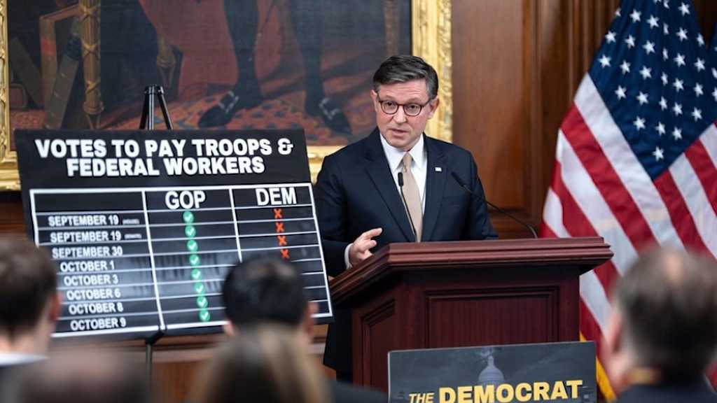 US: Speaker Johnson Warns of Record-Breaking Shutdown