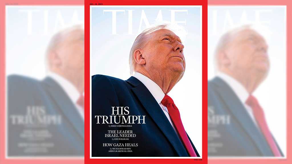 Trump Complains TIME “Erased My Hair” on Gaza Ceasefire Cover