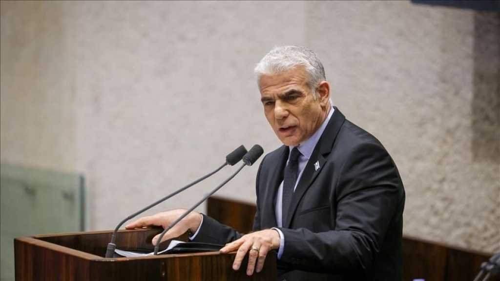 Lapid: ’Israel’ Faces Worst Political Crisis Ever