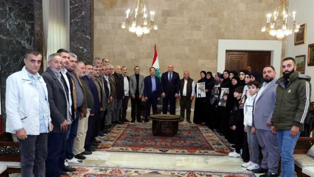 President Aoun: Return of Lebanese Detainees Tops National Agenda