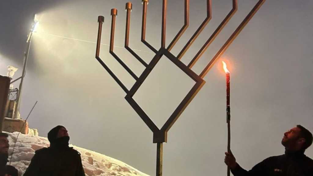 IOF Mark ’Hanukkah’ on Occupied Jabal Al-Sheikh