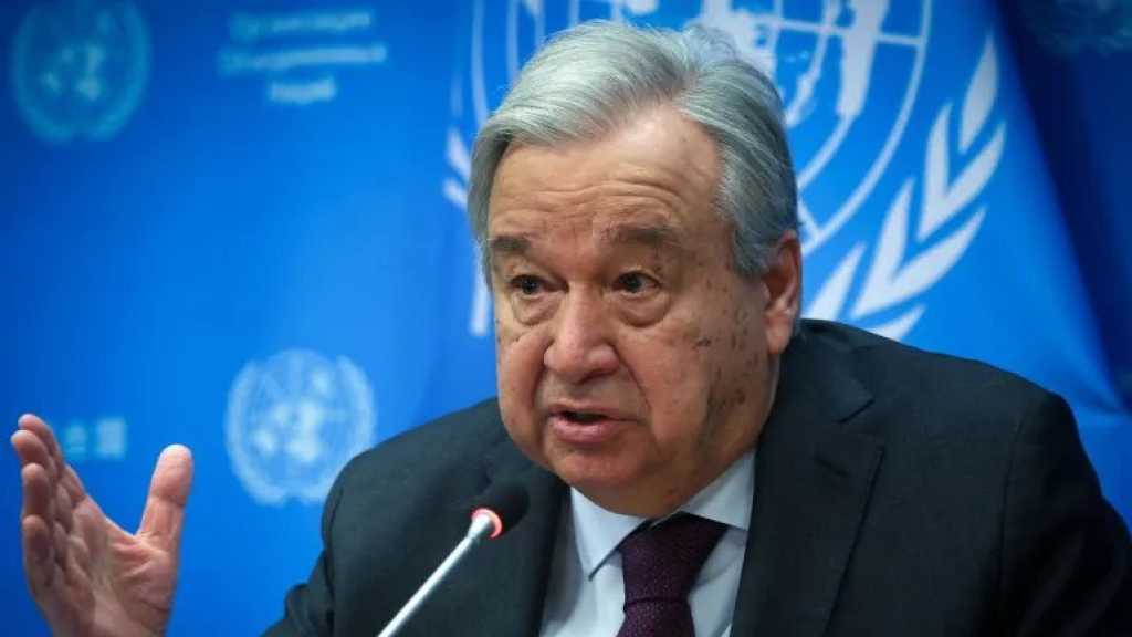 UN’s Guterres Slams Escalating “Israeli” Settler Violence in Occupied WB