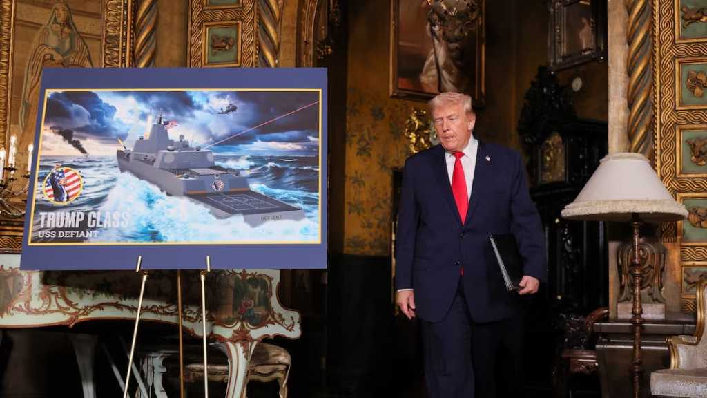 Trump Unveils New Battleships for US Navy