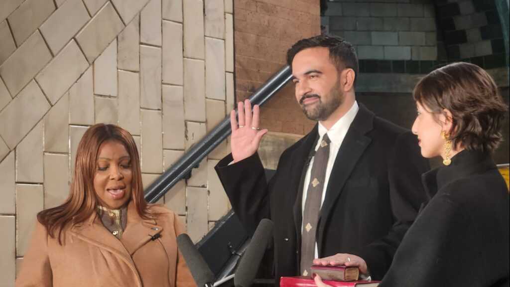 Zohran Mamdani Takes Oath as NYC Mayor