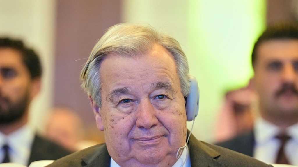 Guterres Condemns ’Israeli’ Efforts to Halt UNRWA Operations