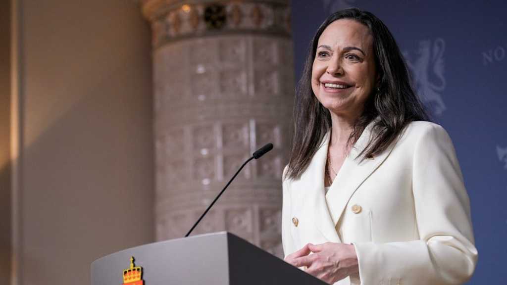 Nobel Panel Snubs Machado’s Bid to Share Peace Prize with Trump