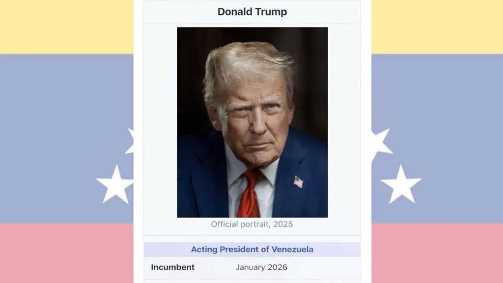 Trump Claims Role as Venezuela’s Interim Leader After US Seizure of Maduro