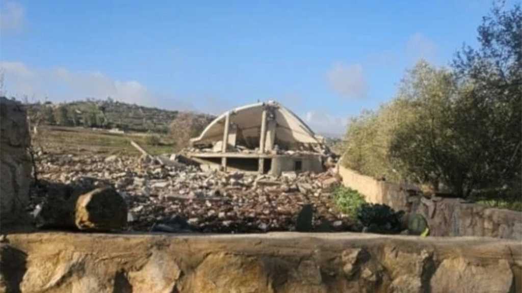 ’Israeli’ Occupation Storm Blida, Expel Family and Detonate Civilian Home